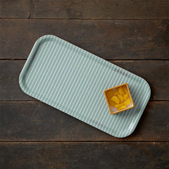 dienblad K&C lichtgroen streep