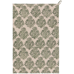 Theedoek Veridia blockprint DH