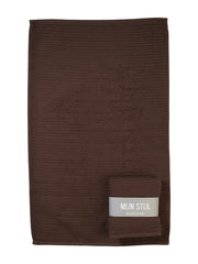Theedoeken Mijn Stijl Choco gestreept.