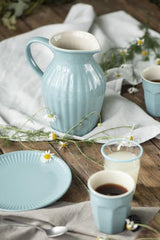 Theedoek IB Laursen Freja lightgreykit kleur