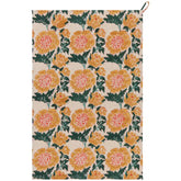 Theedoek Goldenrise blockprint DH