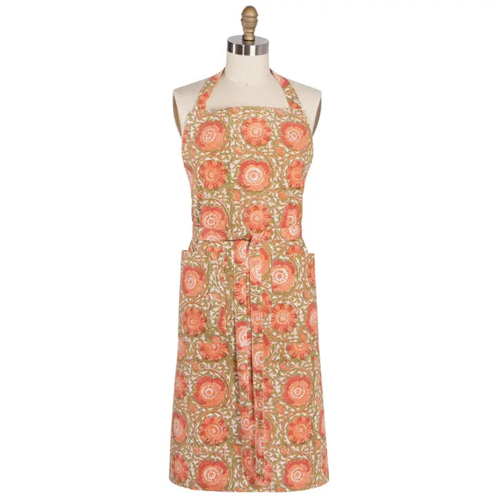 Vrolijke Blockprint schort