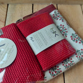 samengesteld keukenset rood