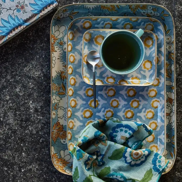 Dienblad BdJ Isha Blue