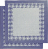 Theedoek Pied de Poule DWL blauw