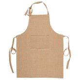 Schort IBL cognac ruitje