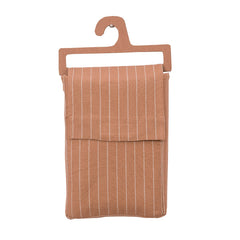 Tafelkleed pinestripe cafe brown