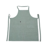 Schort Pinestripe groenblauw B-L