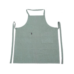 Schort Pinestripe groenblauw B-L