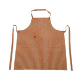 Schort pinestripe Cafecreme B-L