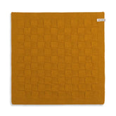 Keukenhanddoek Knitfactory uni okergeel