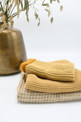 3-dlg keukenset mosterdkleur