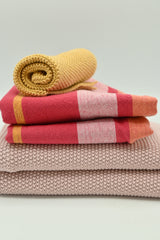 Theedoek W fuchsia