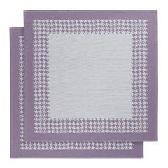 Theedoek Pied de poule DWL Lavendel