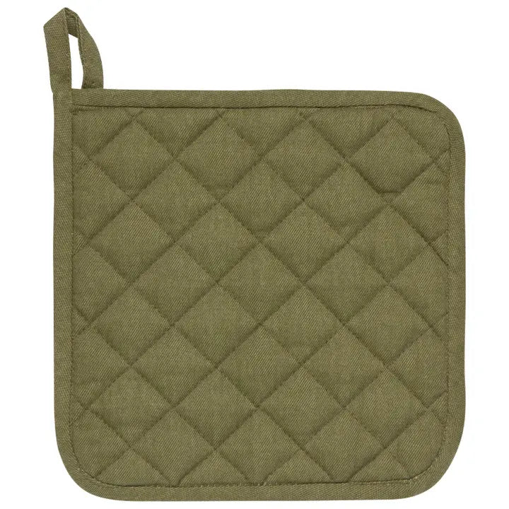 1 pannenlap quilted olive