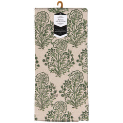 Theedoek  Veridia blockprint DH