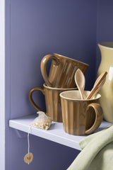 Beker zonder oor Bruin IBL