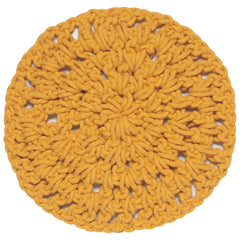 2 onderzetters geknoopt Oker