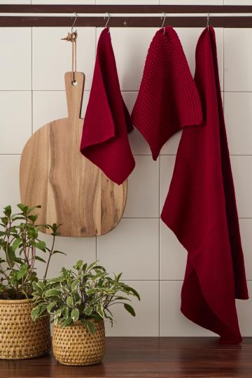 Keukenhanddoek IB Laursen strawberry