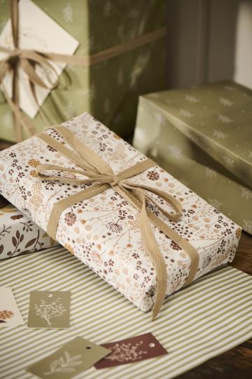Rol geschenkpapier nostalgisch kerst