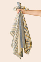 Theedoek IBLaursen landelijke uitstraling blauw