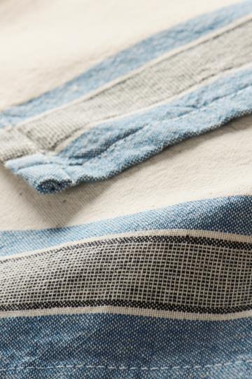 Theedoek IBLaursen landelijke uitstraling blauw