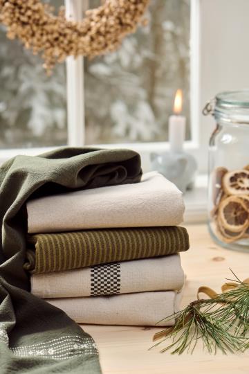 Theedoek IBLaursen nat/moss