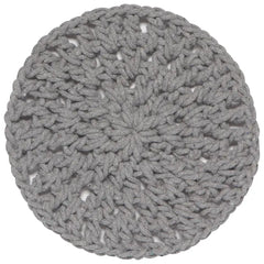 2 onderzetters geknoopt Shadow licht grijs