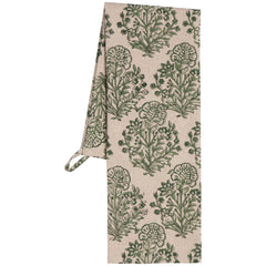 Theedoek  Veridia blockprint DH