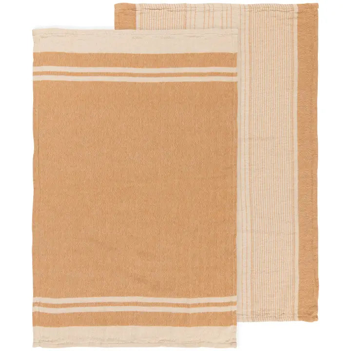 Set theedoeken Ocre/naturel DH