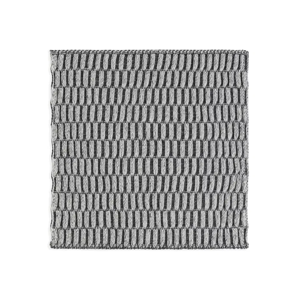 vaatdoekje Knitfactory ecru/antraciet