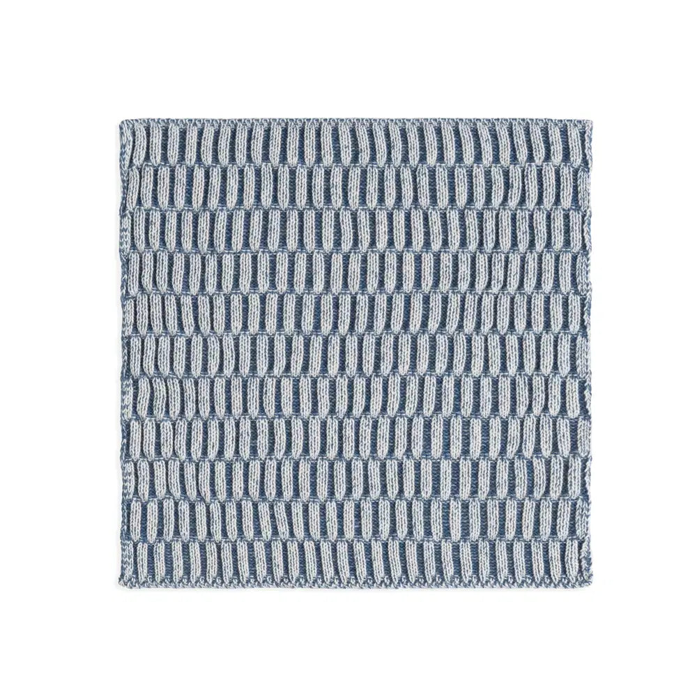 vaatdoekje Knitfactory blauw