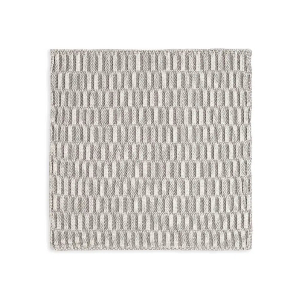 vaatdoekje Knitfactory ecru/taupe