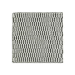 vaatdoekje Knit factory ecru/khakigroen