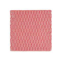 vaatdoekje knitfactory ecru/rood