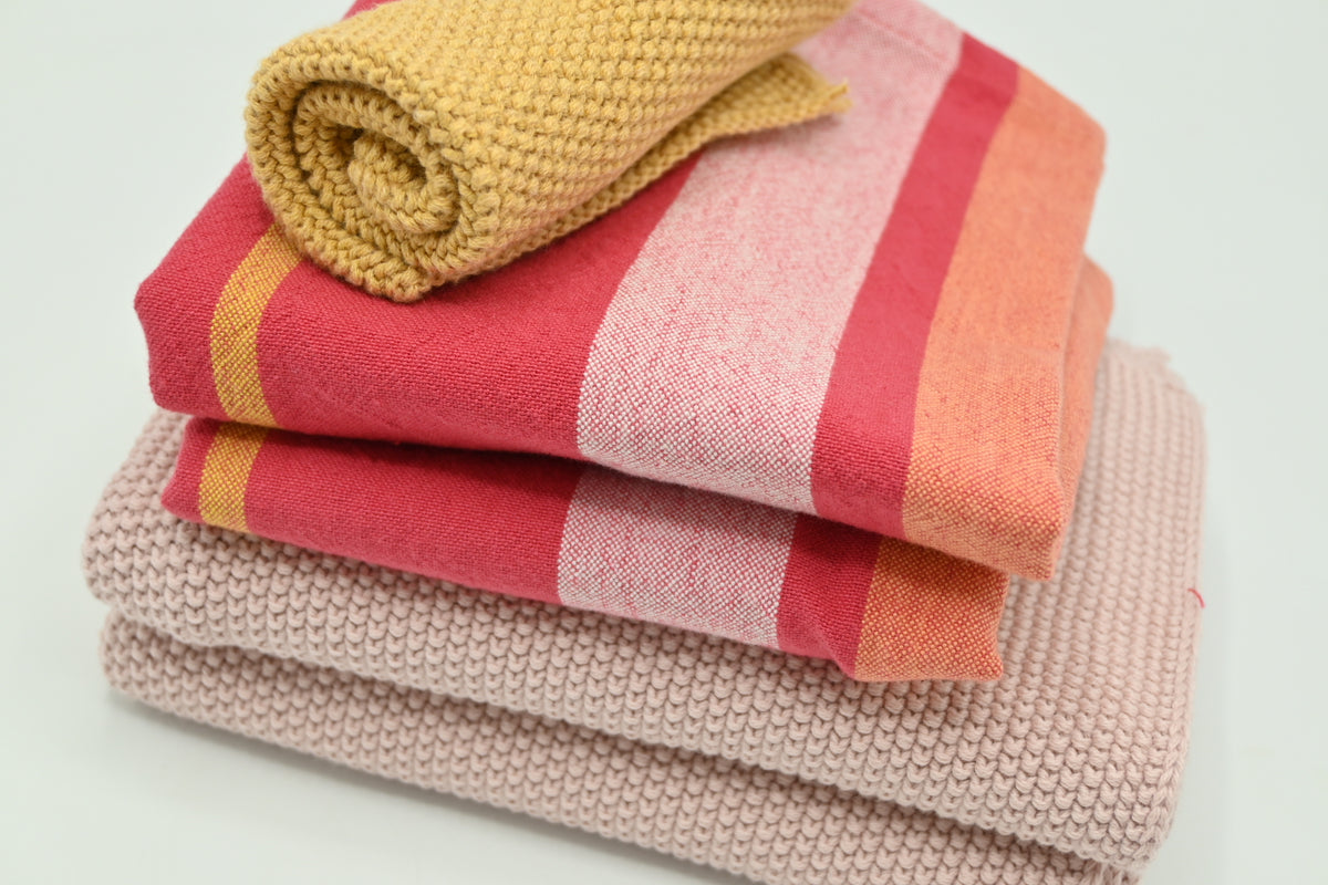 Theedoek W fuchsia