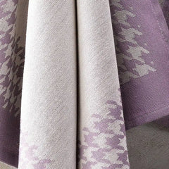 Theedoek Pied de poule DWL Lavendel
