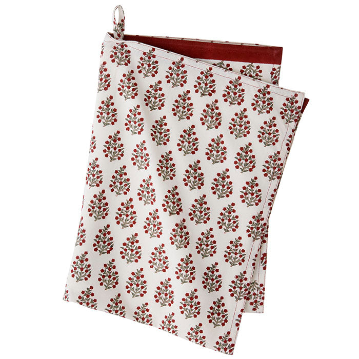 samengesteld keukenset rood