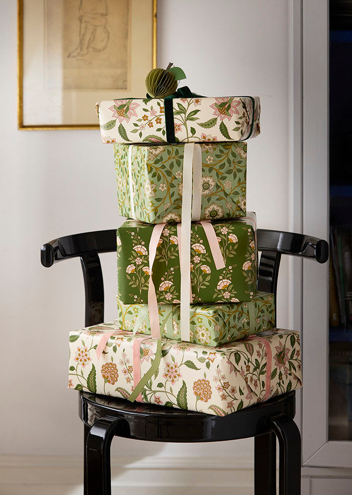 Inpakpapier luxe groencreme