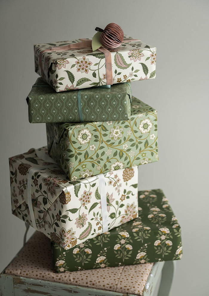 Inpakpapier luxe groen