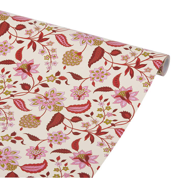 Inpakpapier luxe rood kerst