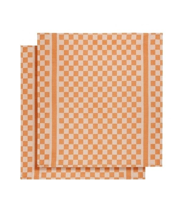 Theedoek Groom DWL oranje