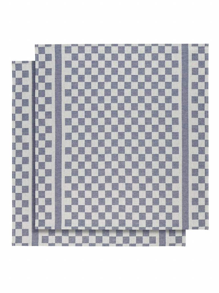 Theedoek Groom DWL blauw